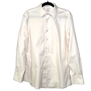 Brooks Brothers 16-33 White Button Up Formal Shirt